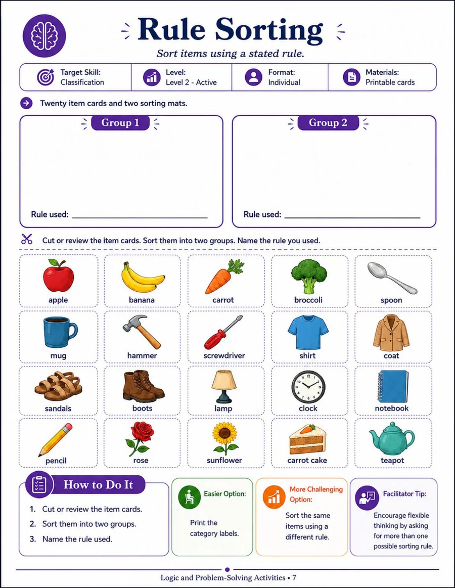 Cognitive activities