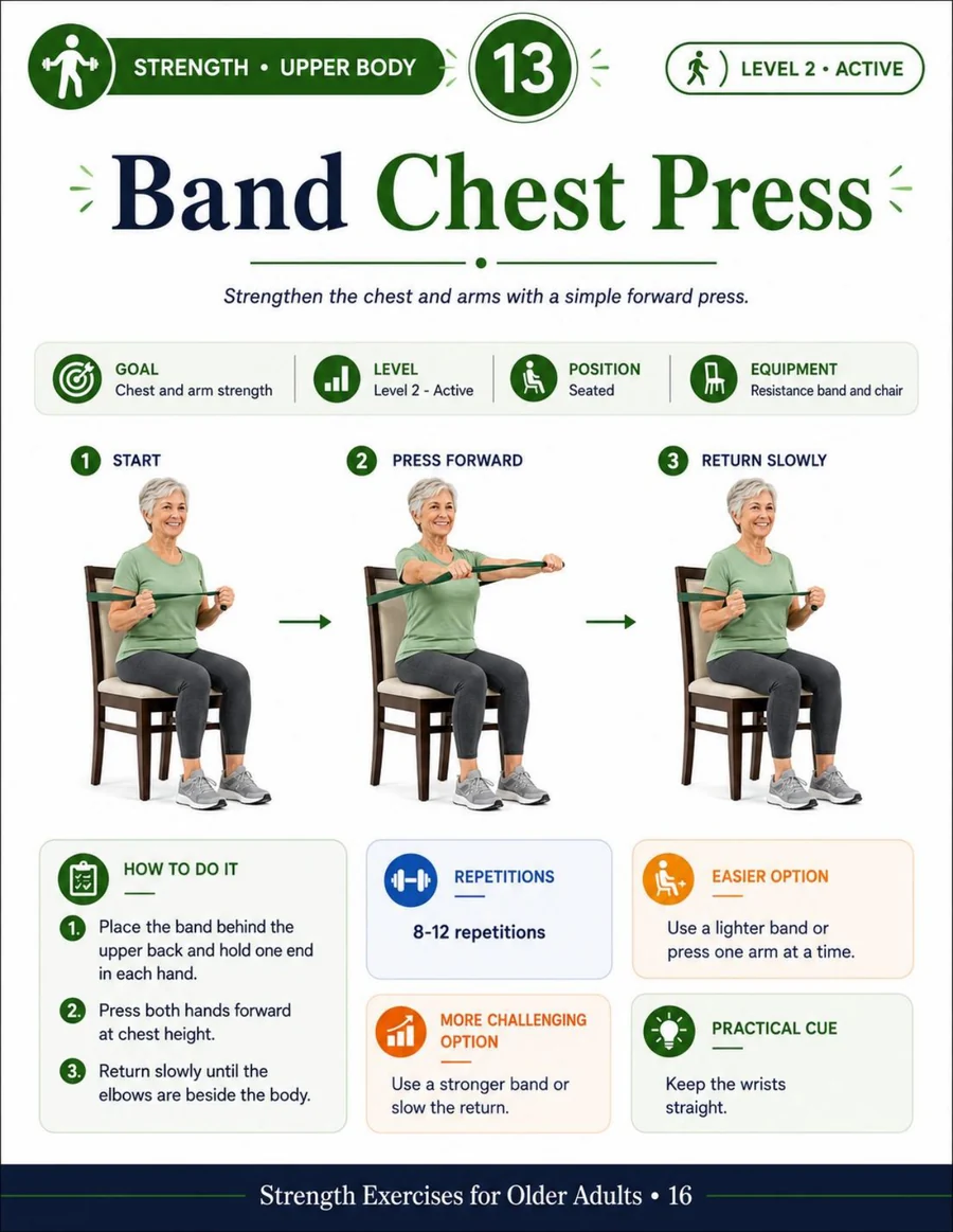 Inside the kit: band chest press page